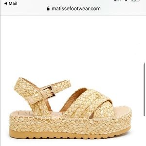 Matisse “Sunshine” platform sandal